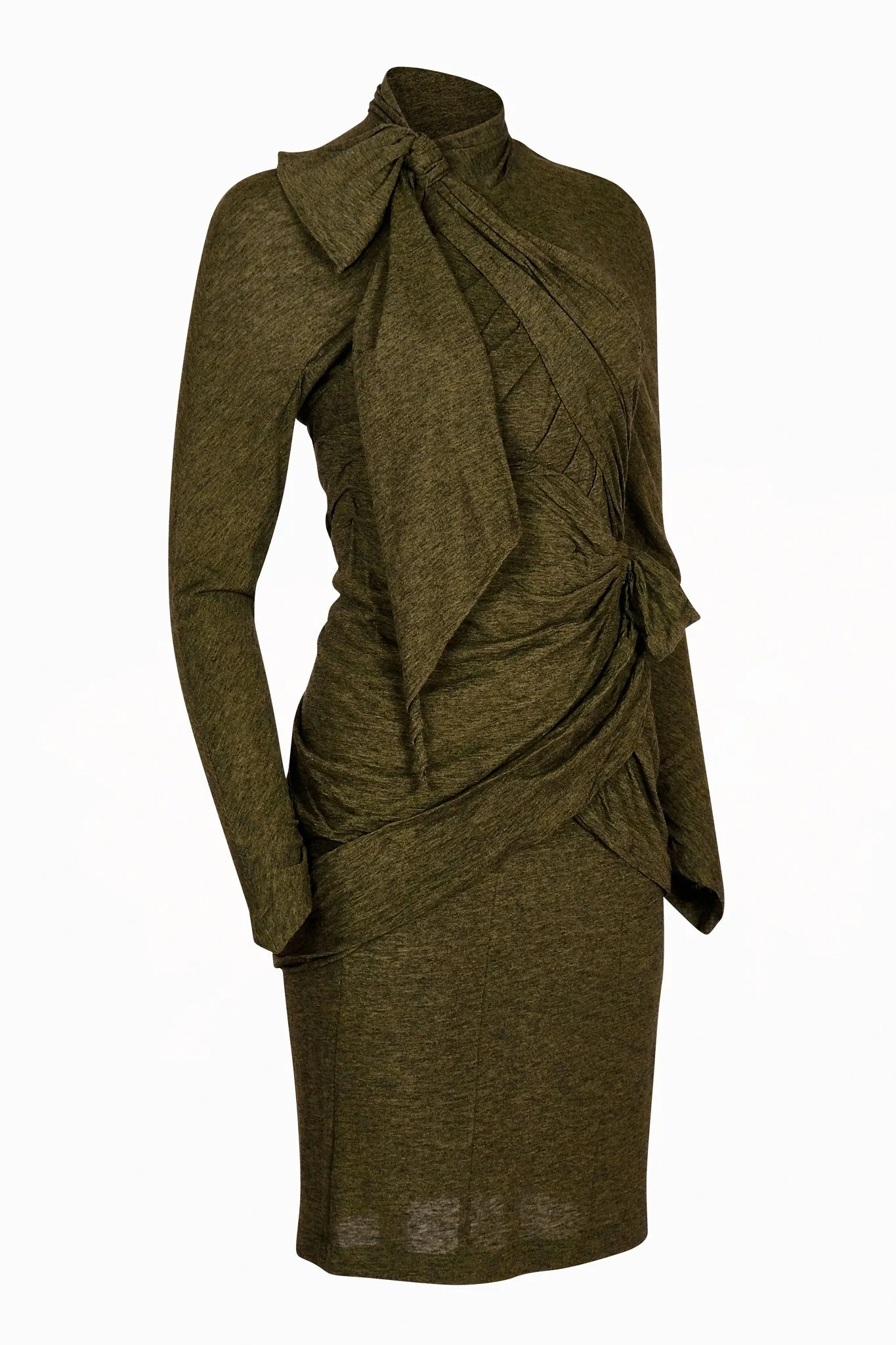 80s Thierry Mugler Green Dress