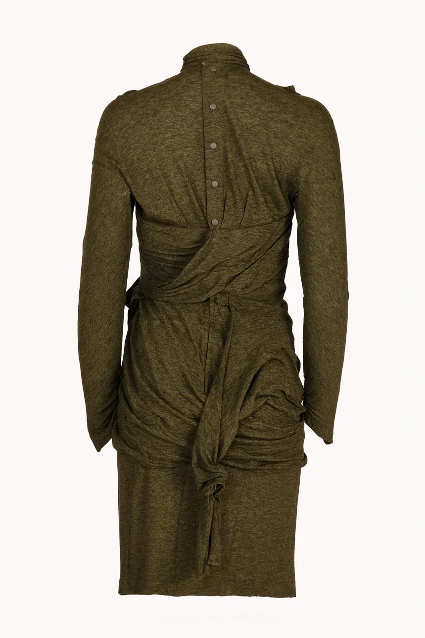 80s Thierry Mugler Green Dress