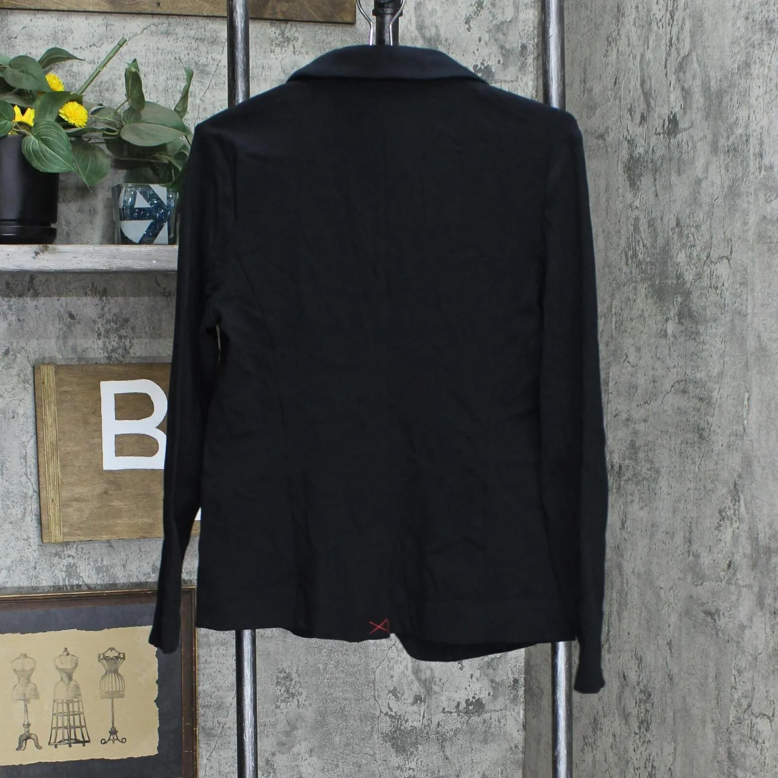 A New Day Women's Long Sleeve Knit Blazer 562935 Black M