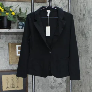 A New Day Women's Long Sleeve Knit Blazer 562935 Black M