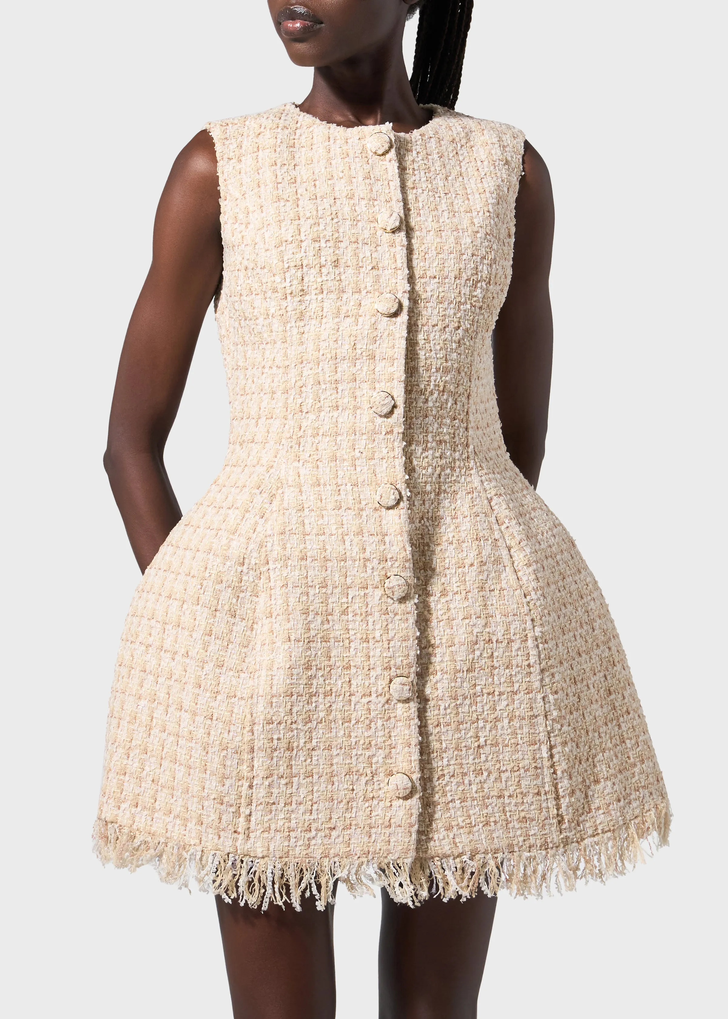 Abito Tweed Mini Dress