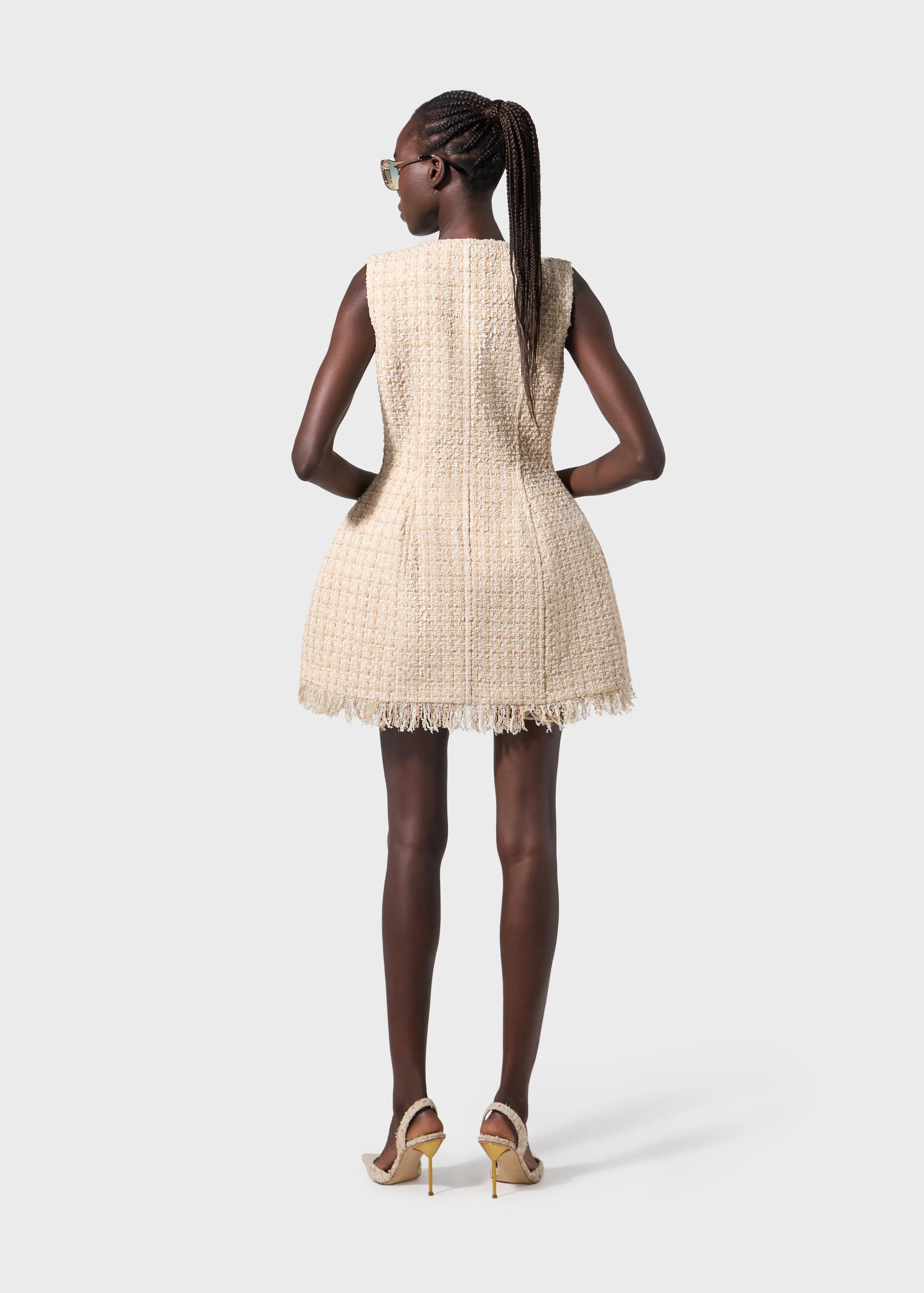 Abito Tweed Mini Dress