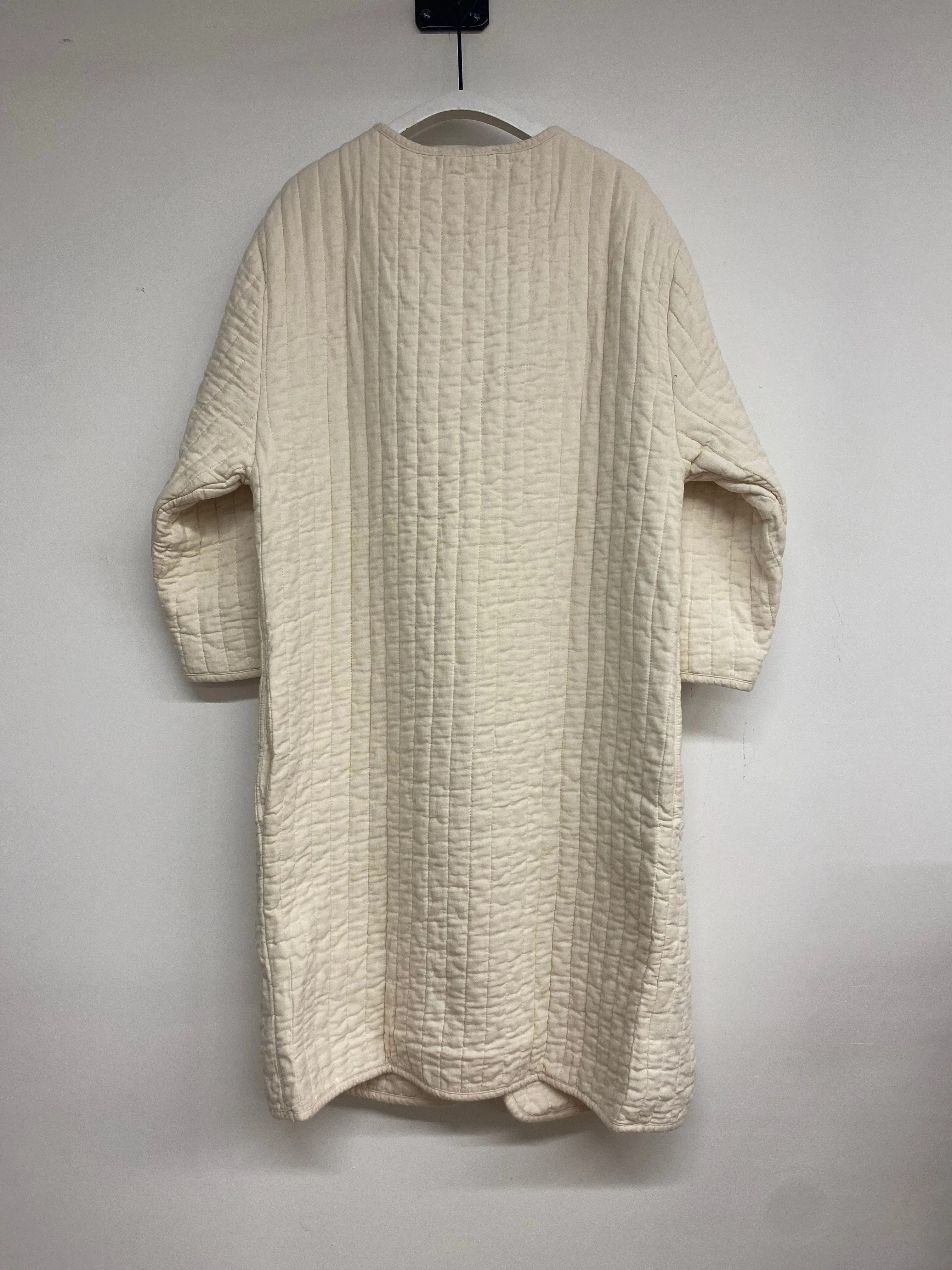 Akoya Organic Cotton Quilted Jacket in Off White