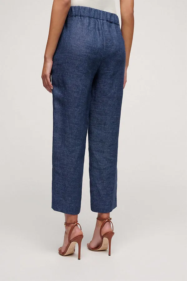 ALARI WIDE LINEN TROUSERS