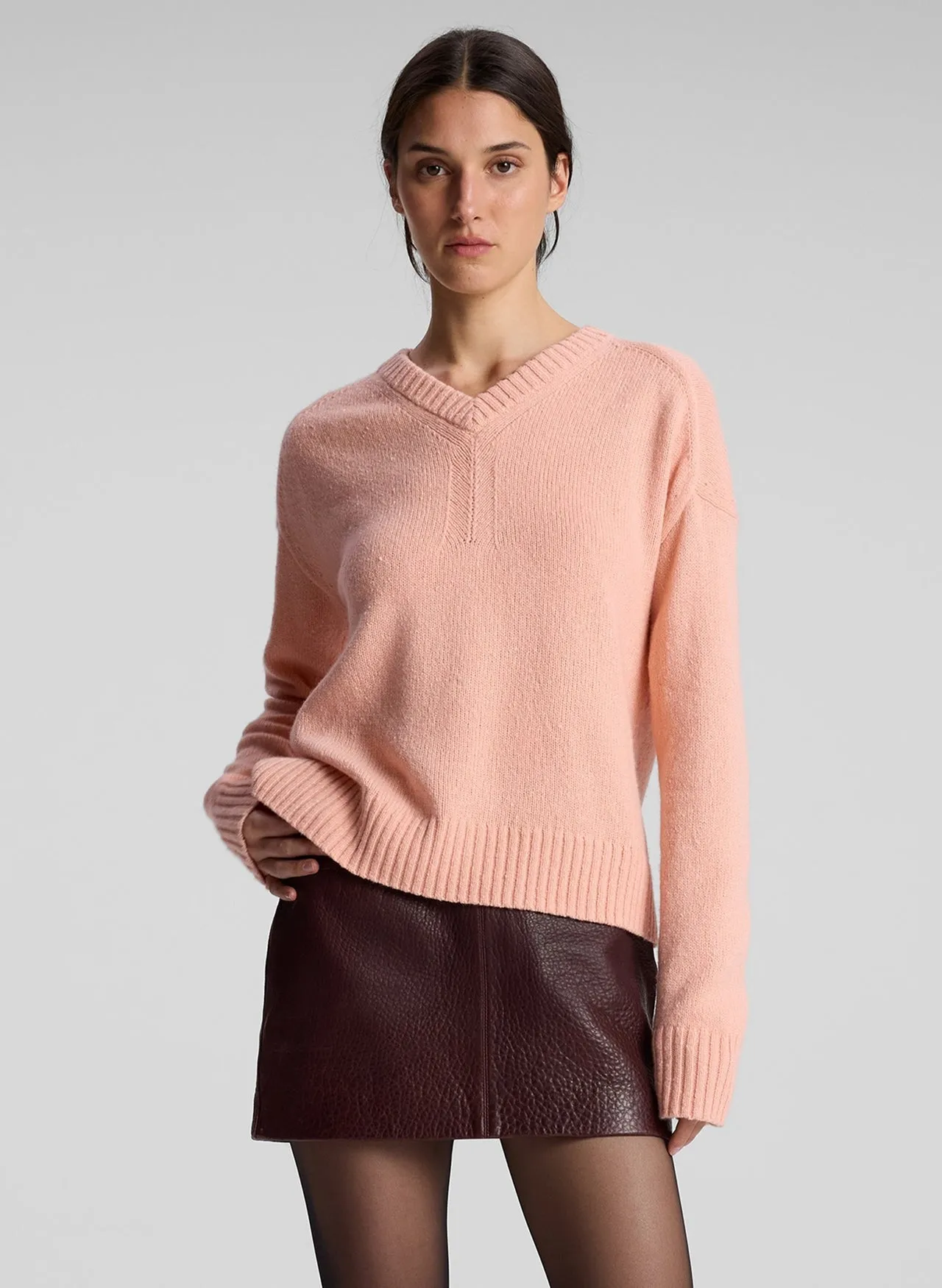 A.L.C. Harley Sweater in Salmon