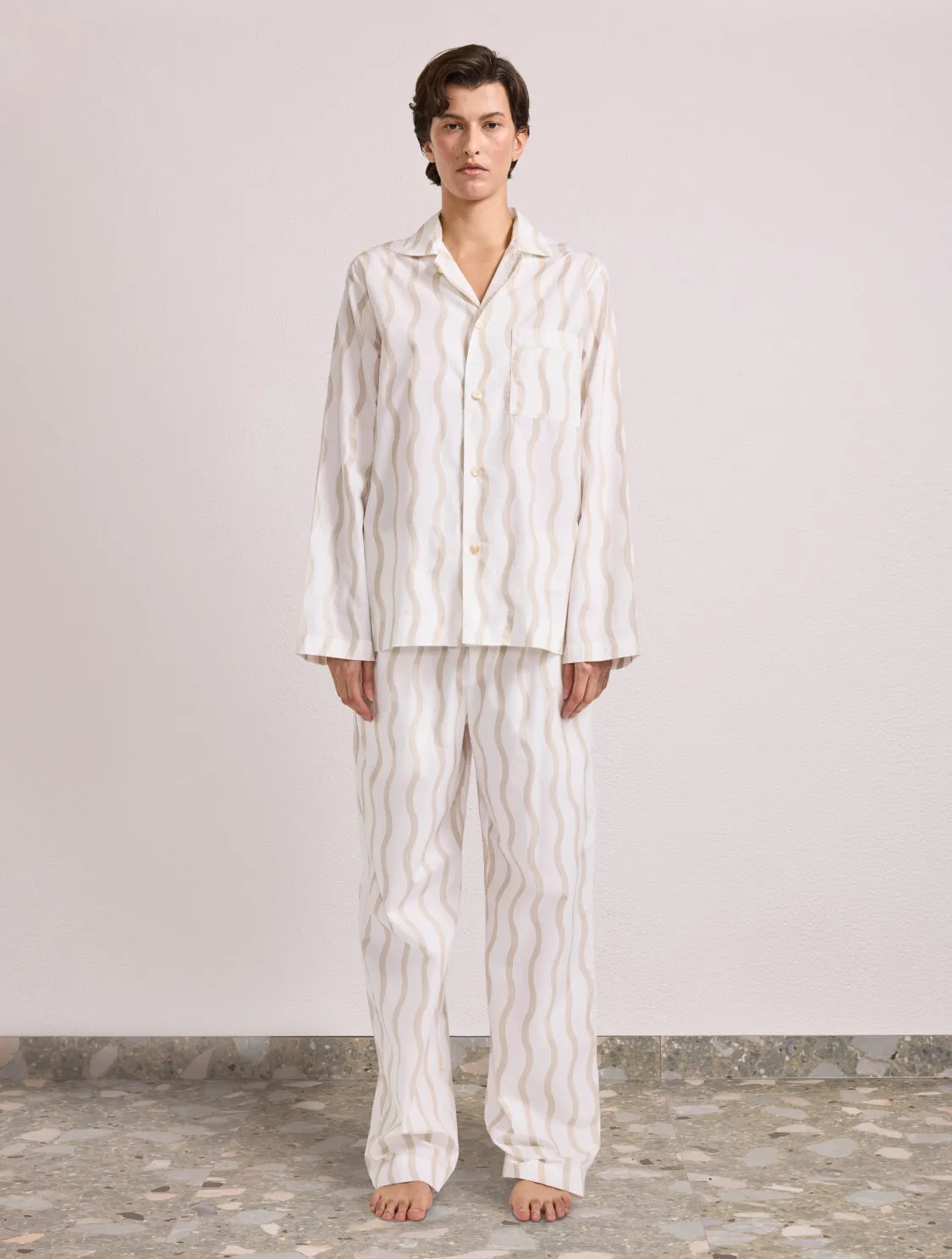 AMARO COTTON PYJAMA SHIRT