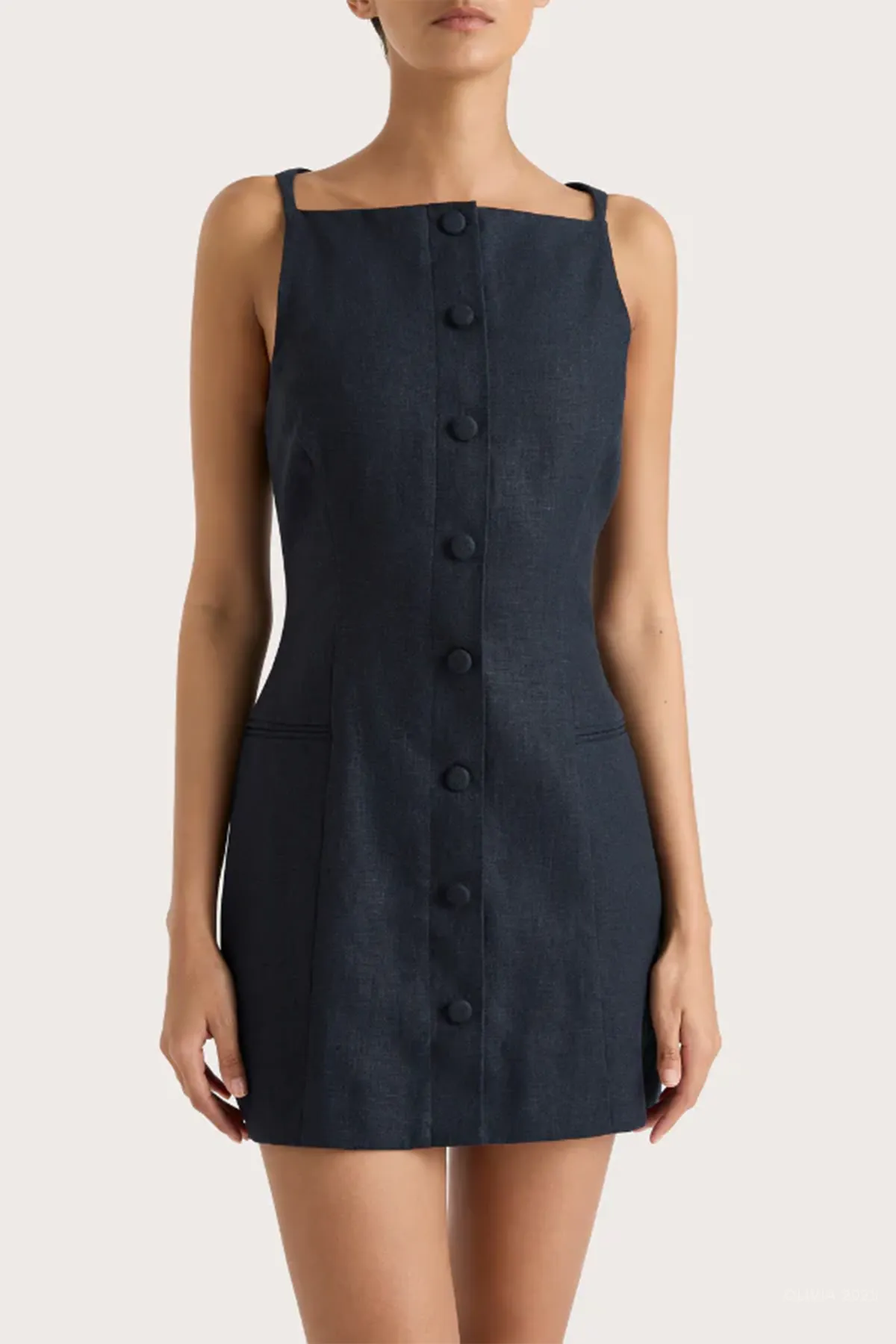 Ambra Mini Dress in Navy