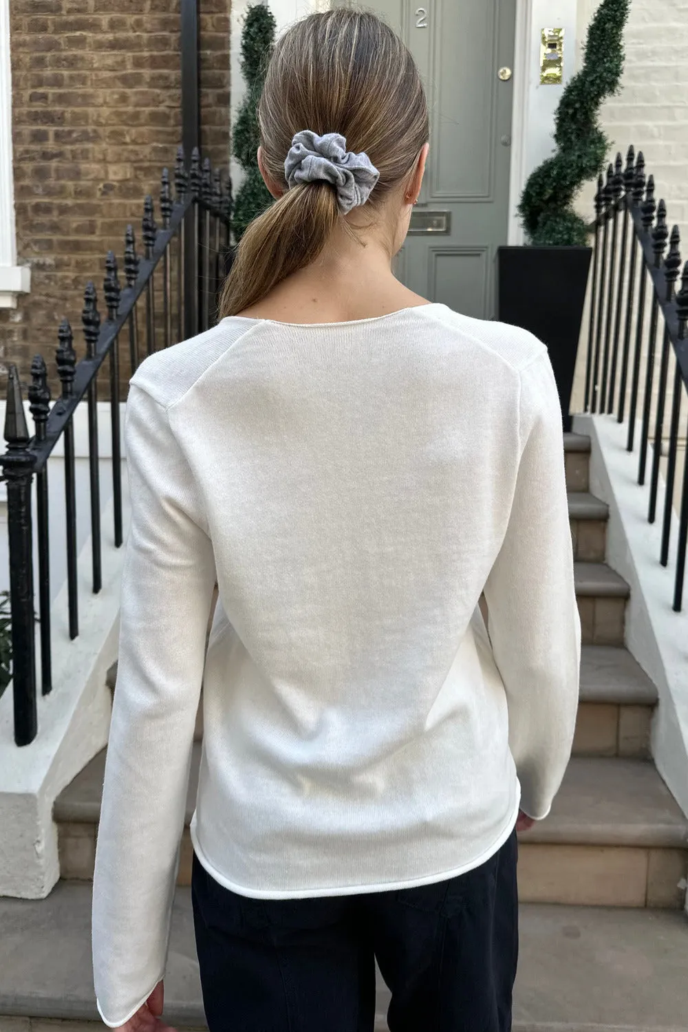 Andi V-Neck Cotton Sweater