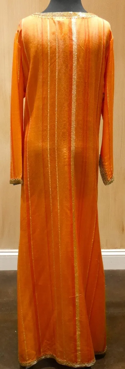 Armand Diradourian Woven Silk and Cashmere Jeweled Caftan