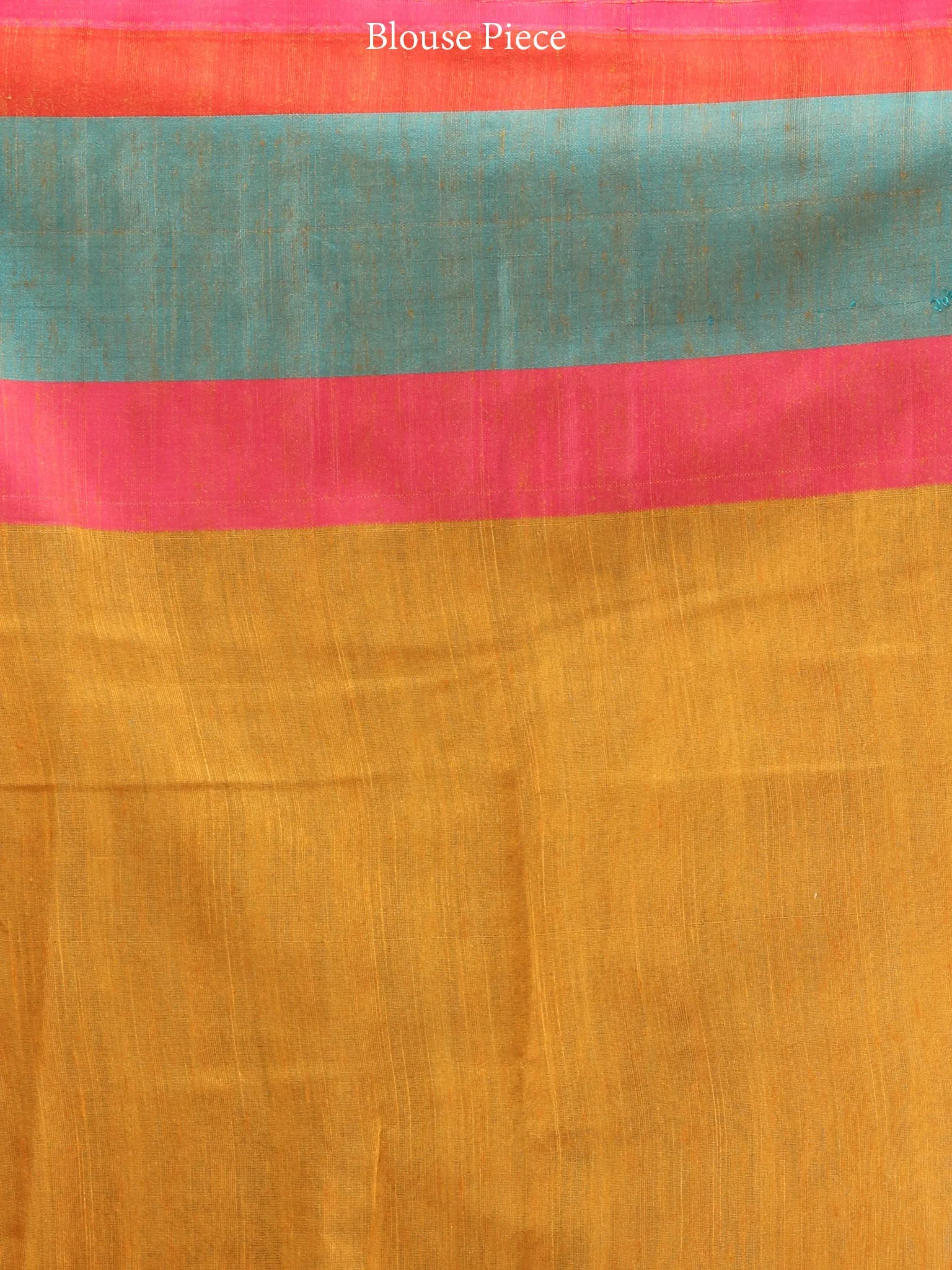 Banarasee Cotton Silk Saree With Zari Work - Mustard Pink Green & Golden - S031704365