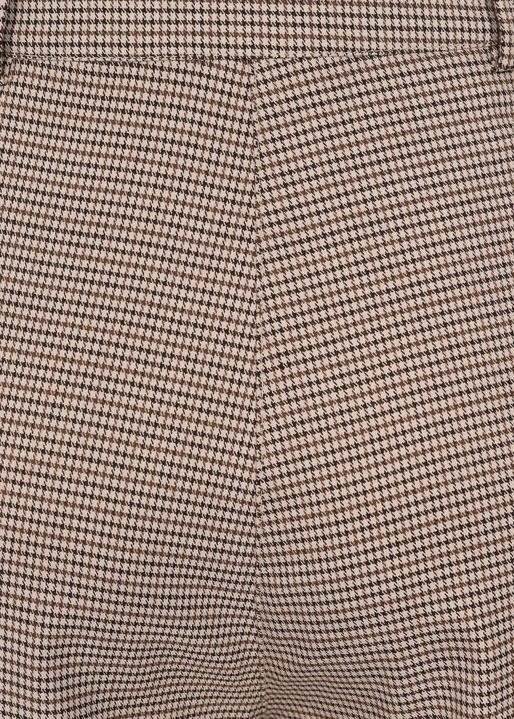Banned Eliza Houndstooth 40's Trousers Brown