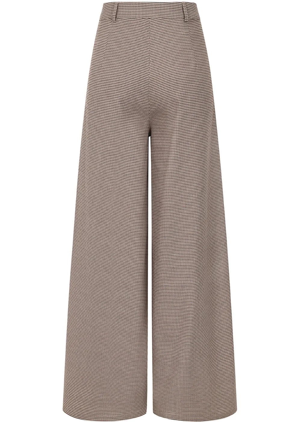 Banned Eliza Houndstooth 40's Trousers Brown
