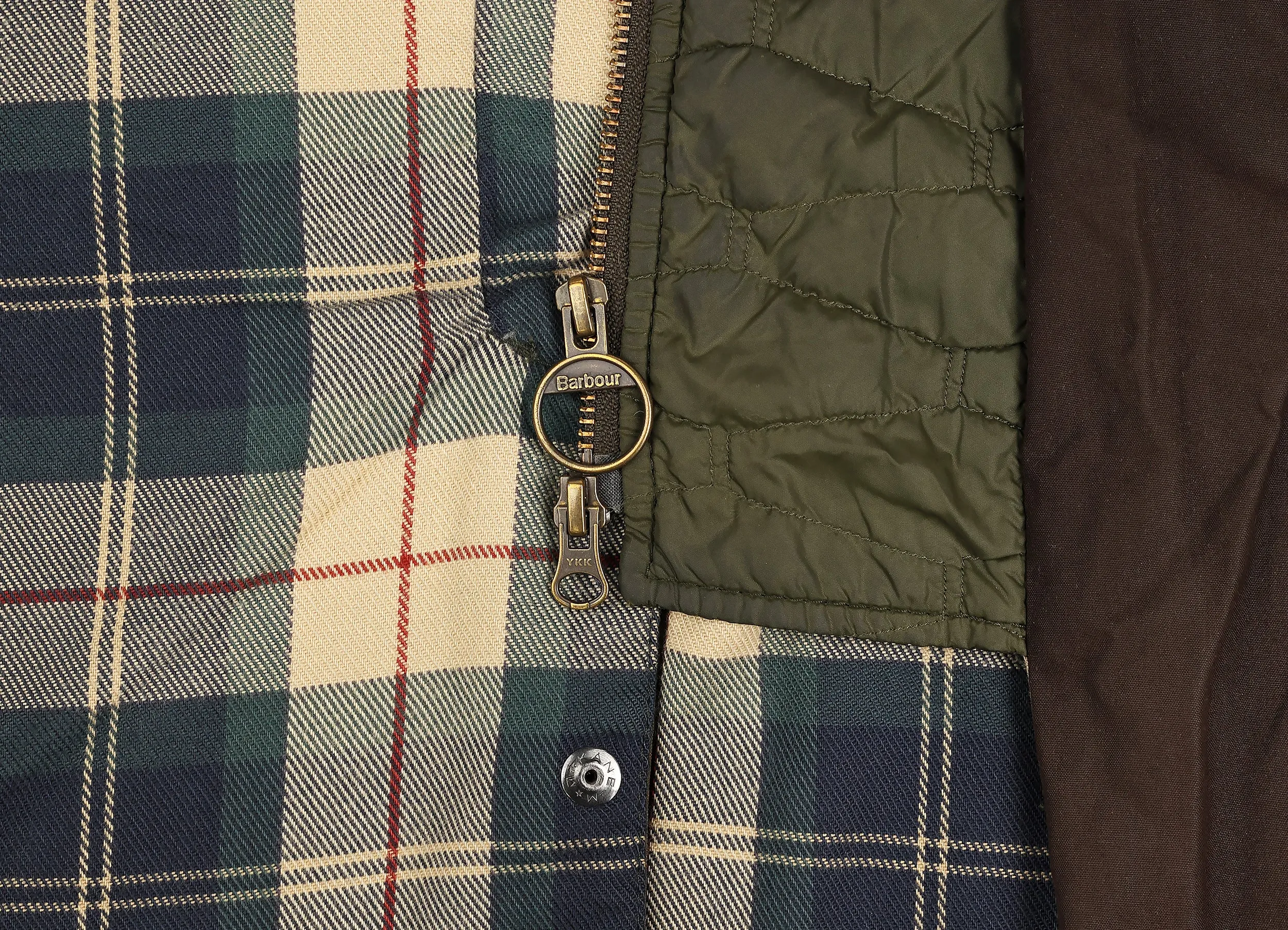 Barbour Land Rover Suspension Wax Jacket - Green - L