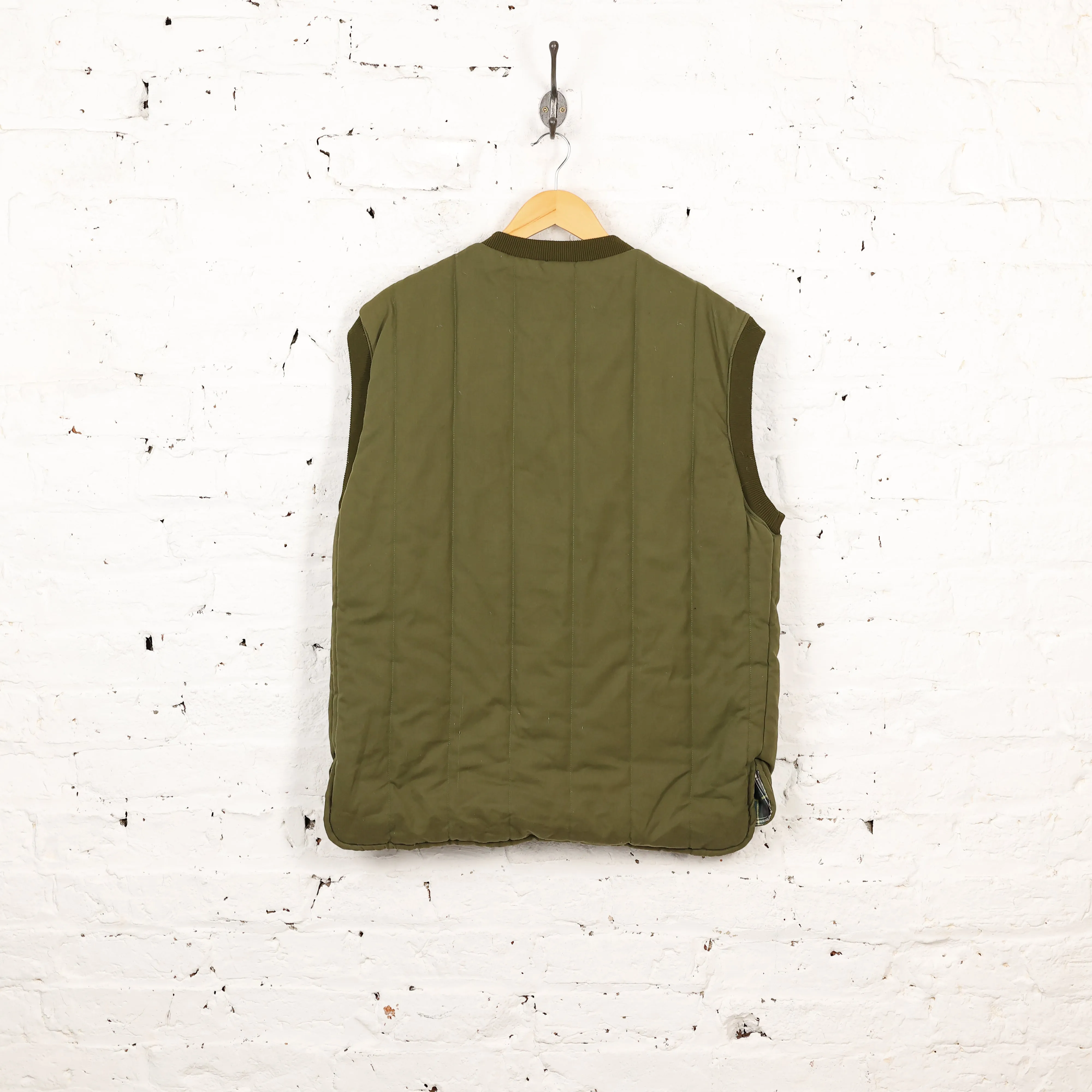 Barbour Quilted Gilet Bodywarmer Jacket - Green - M