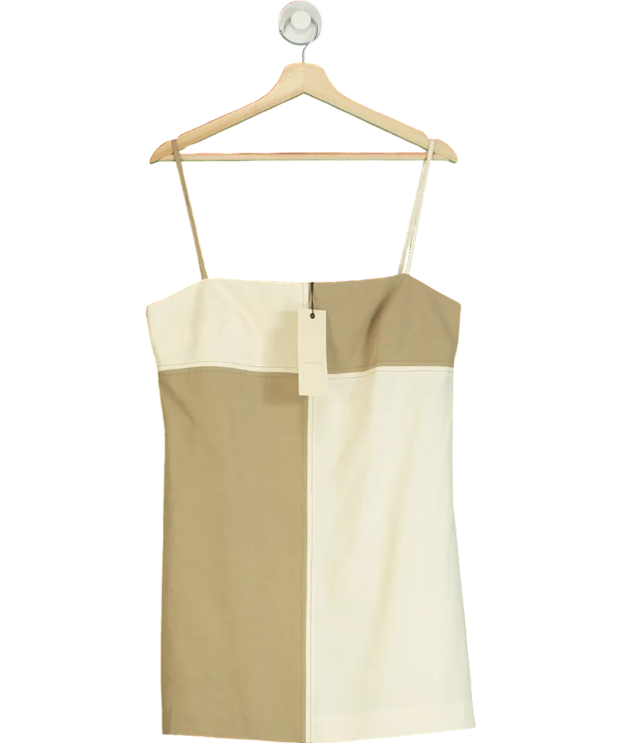 Bec   Bridge Beige Artie Mini Dress UK 14