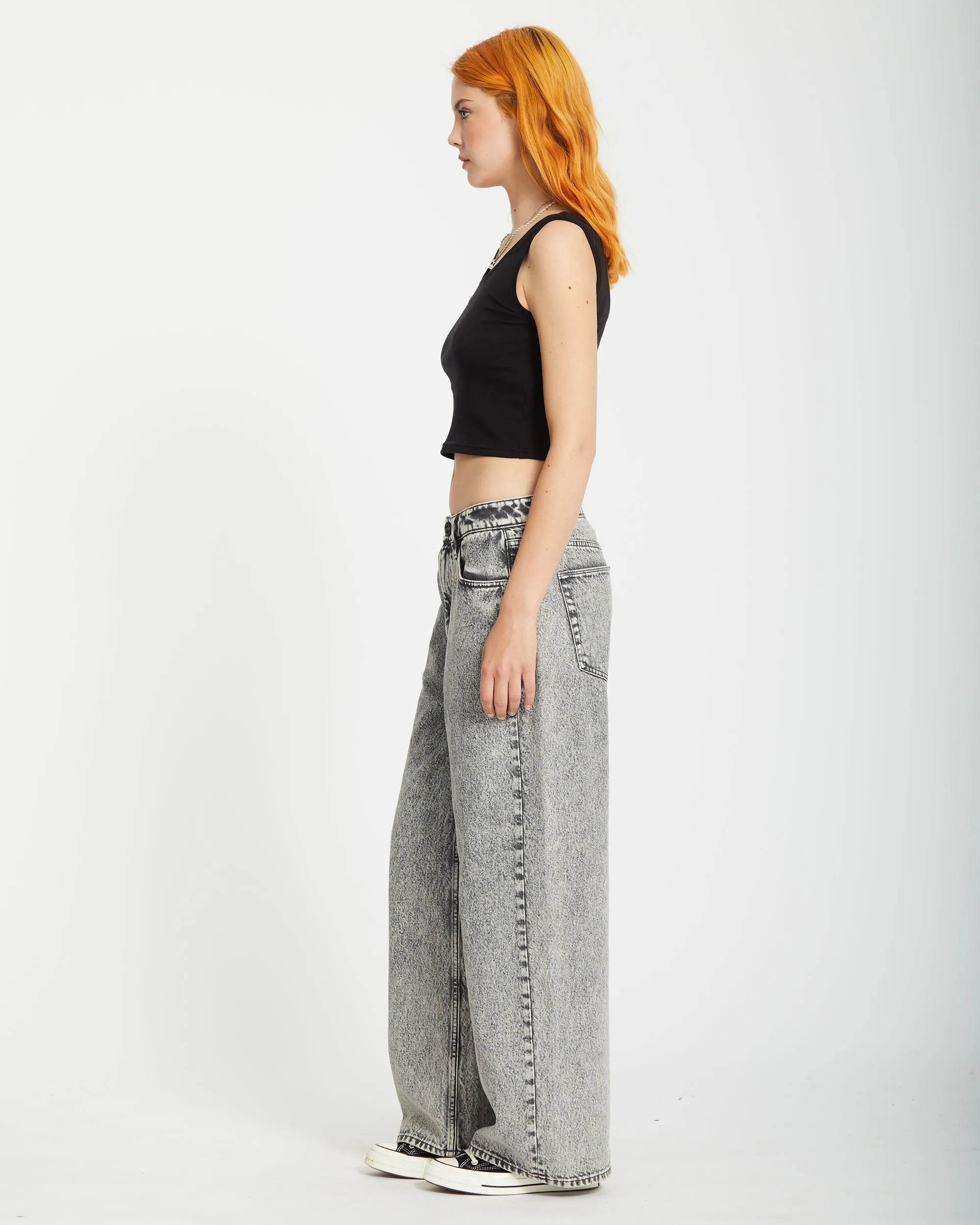 Beeggy Jeans - GREY VINTAGE