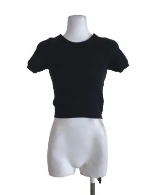 Black Knitted Top