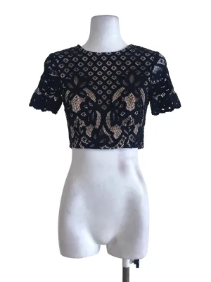 Black Laced Top TCL