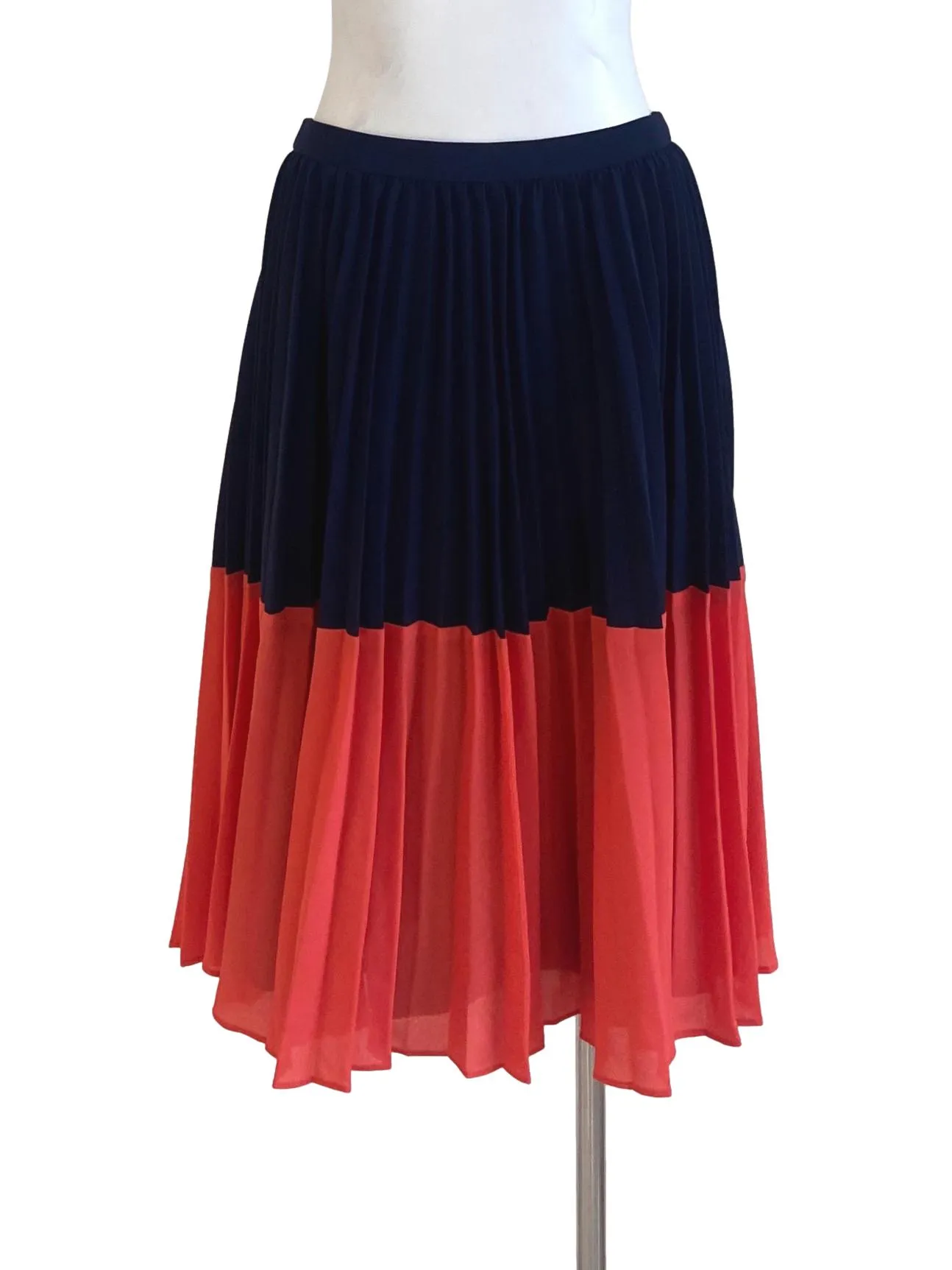 Blue Blouson V Neck Top TCL