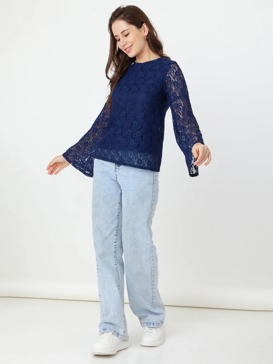 Blue Lace Regular Top
