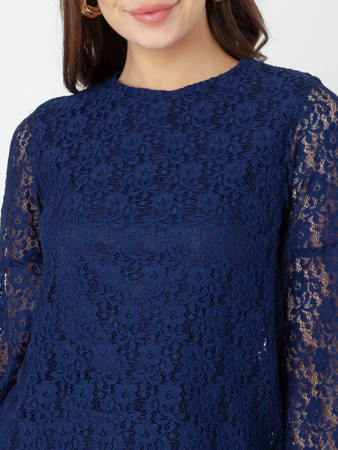 Blue Lace Regular Top