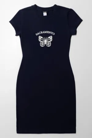 Bodycon Dress Navy