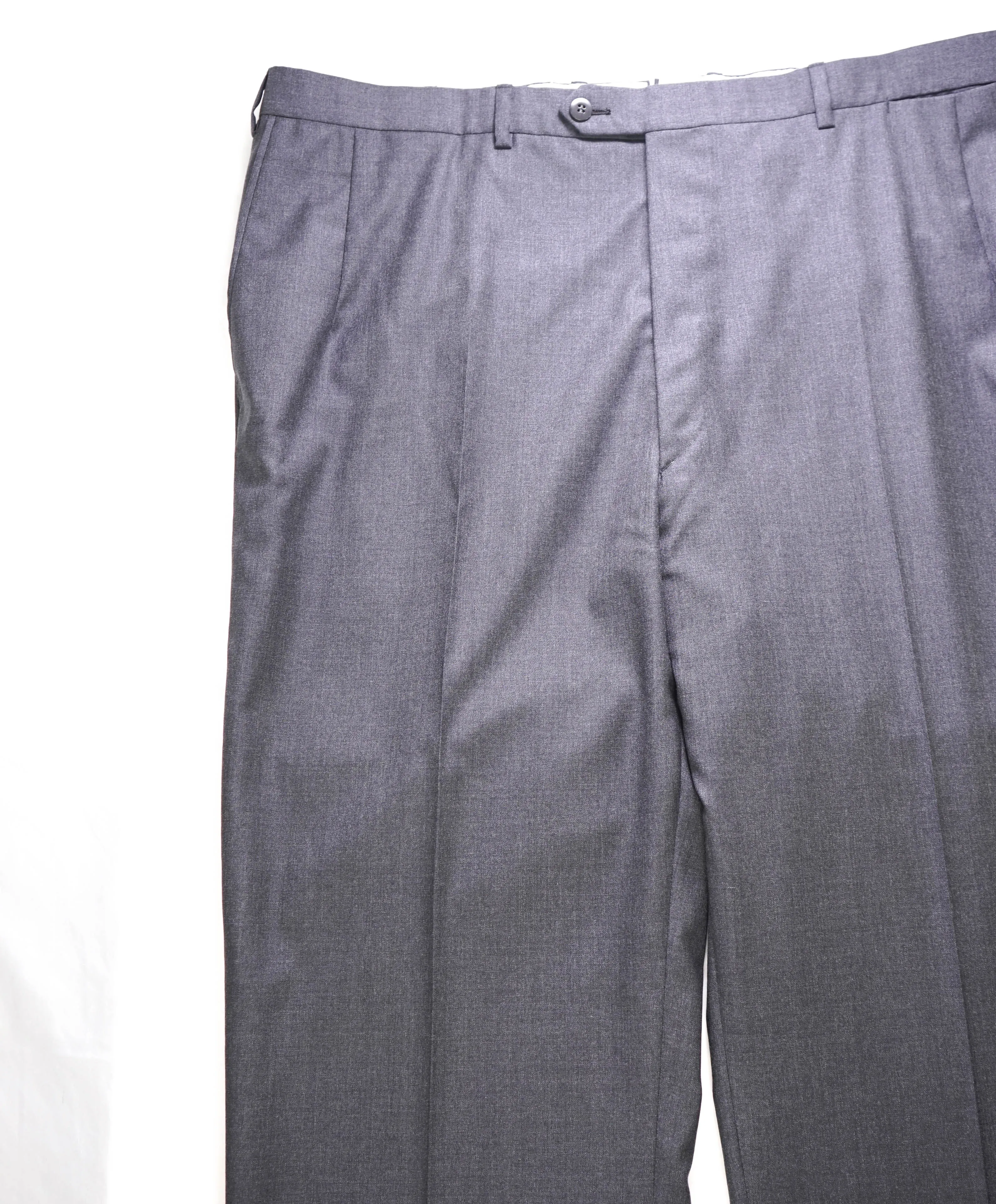 BRIONI - Super 150's SILK LINED "PHI" Gray Charcoal Dress Pants - 44W