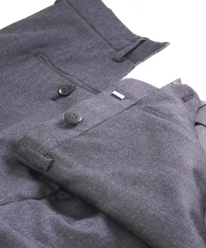 BRIONI - Super 150's SILK LINED "PHI" Gray Charcoal Dress Pants - 44W