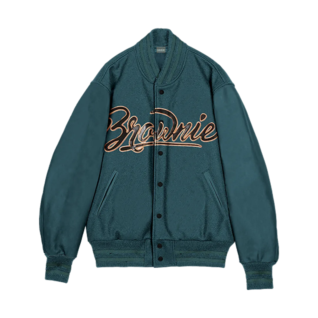 Brownie Green Varsity Jacket
