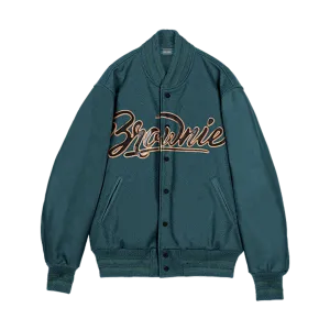 Brownie Green Varsity Jacket