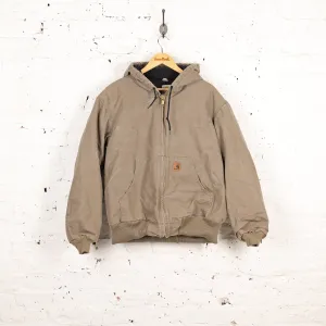 Carhartt Hooded Work Jacket - Beige - L