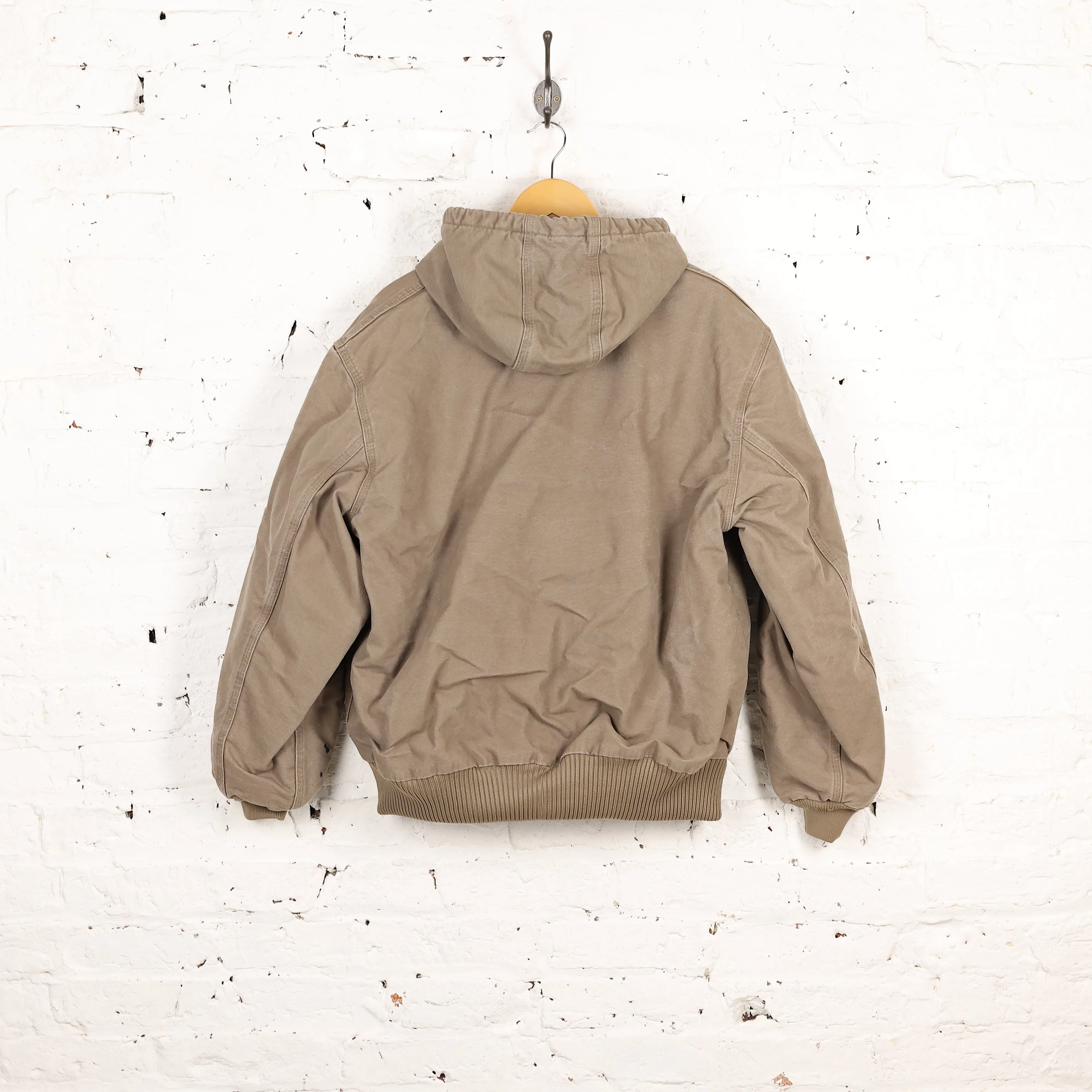 Carhartt Hooded Work Jacket - Beige - L
