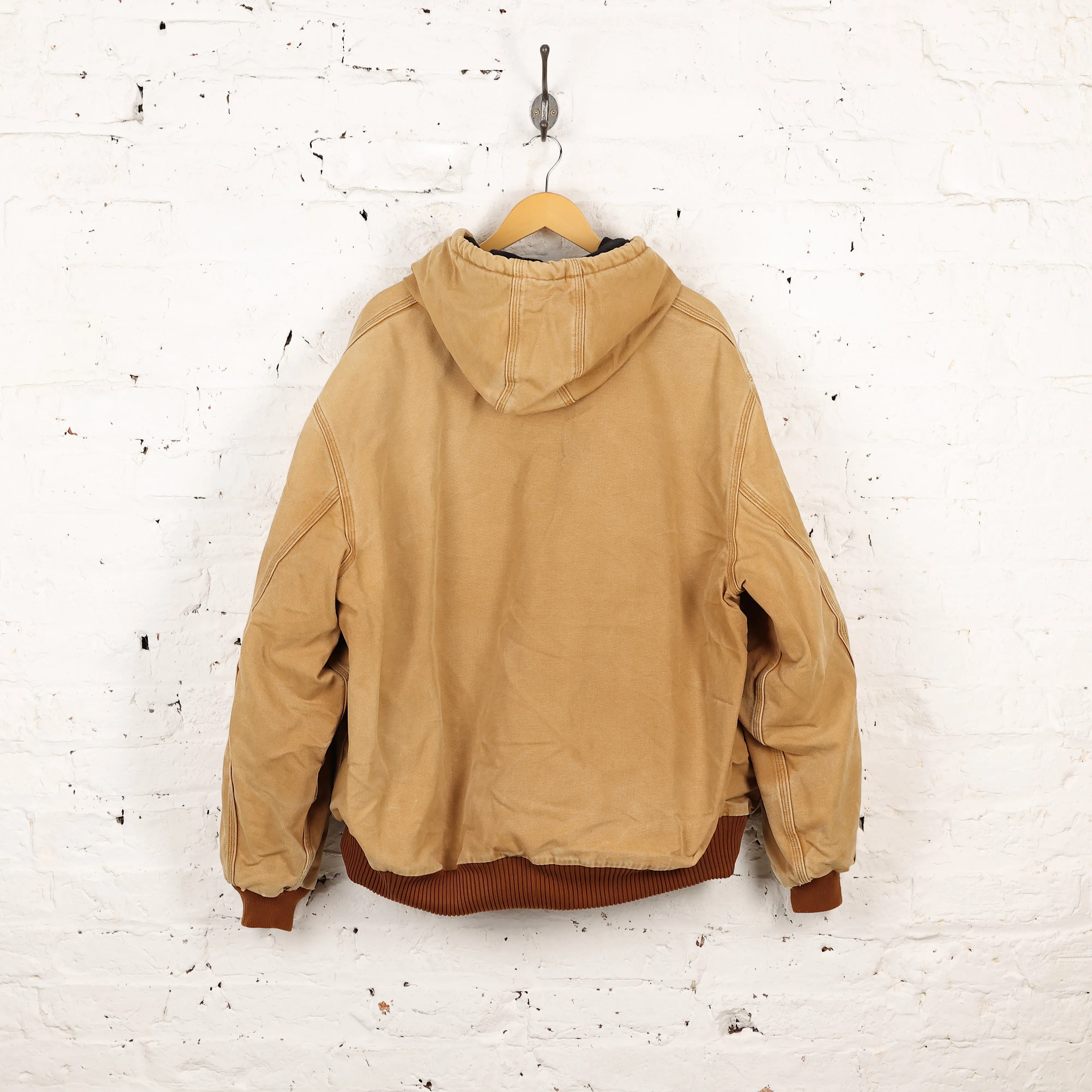 Carhartt Hooded Work Jacket - Beige - XXL