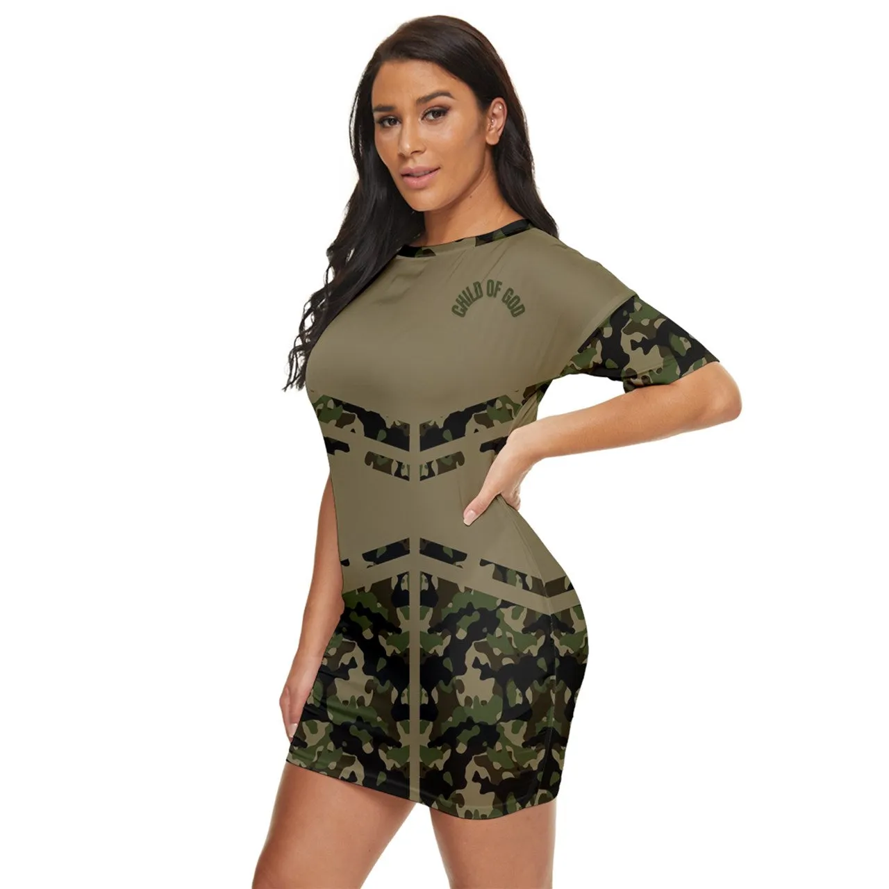 Child Of God Army Design Dress