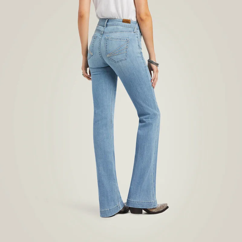 CL10040504 Ariat Ladies Jeans Trousers- Aisha- Wide Leg