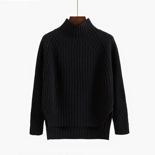 Claire - Ribbed Turtleneck Sweater