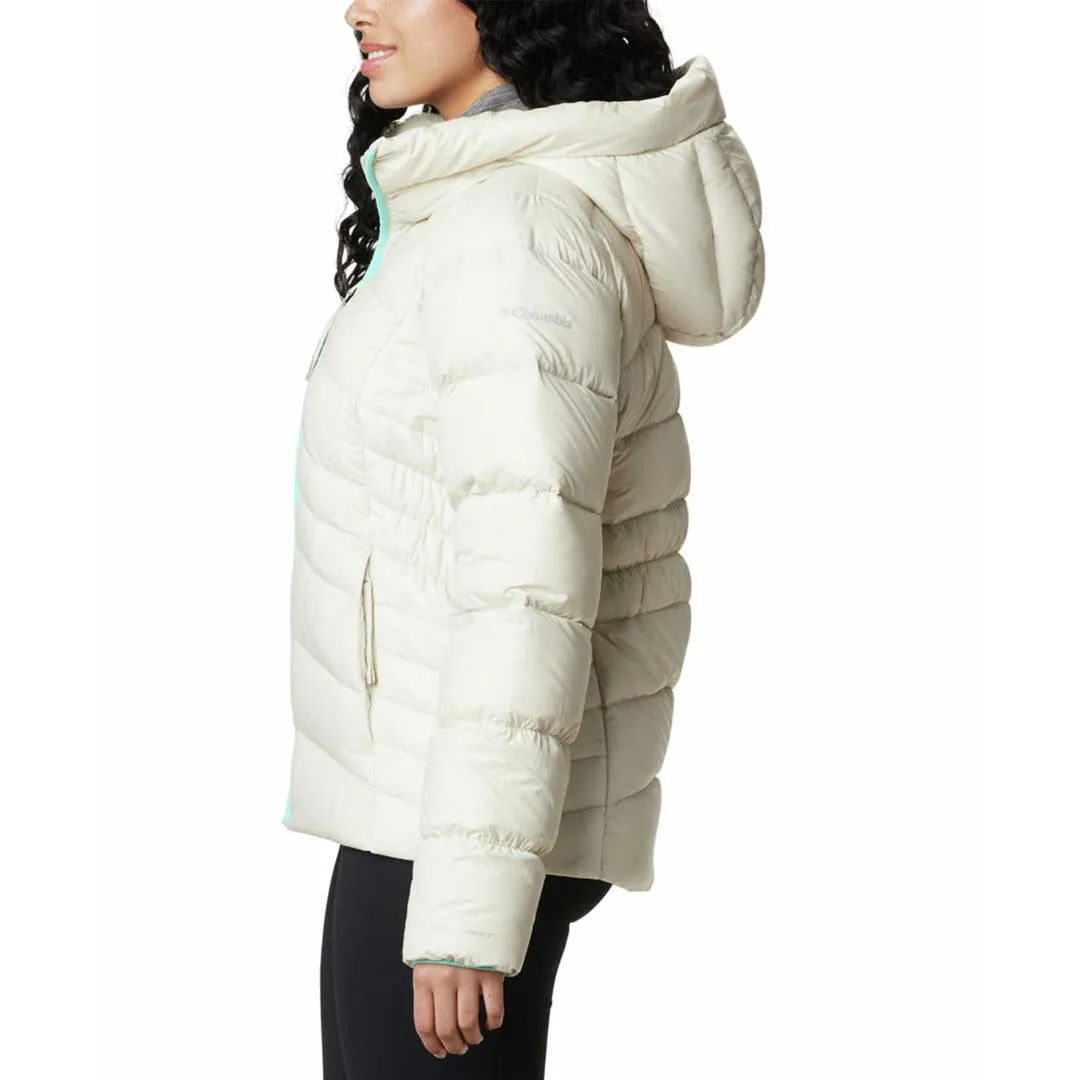 Columbia Women White Autumn Park Down Hooded Jacket