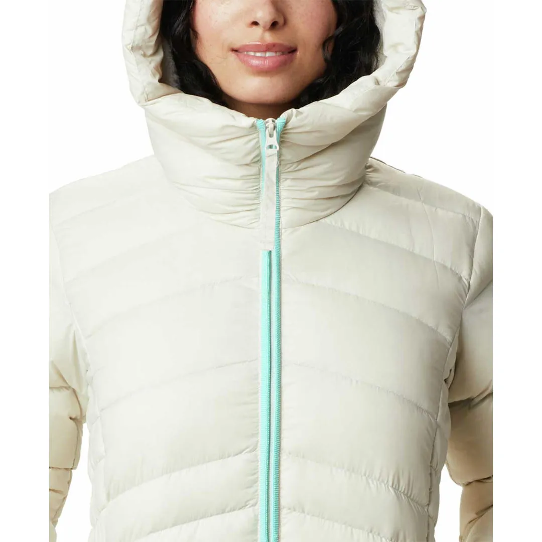 Columbia Women White Autumn Park Down Hooded Jacket