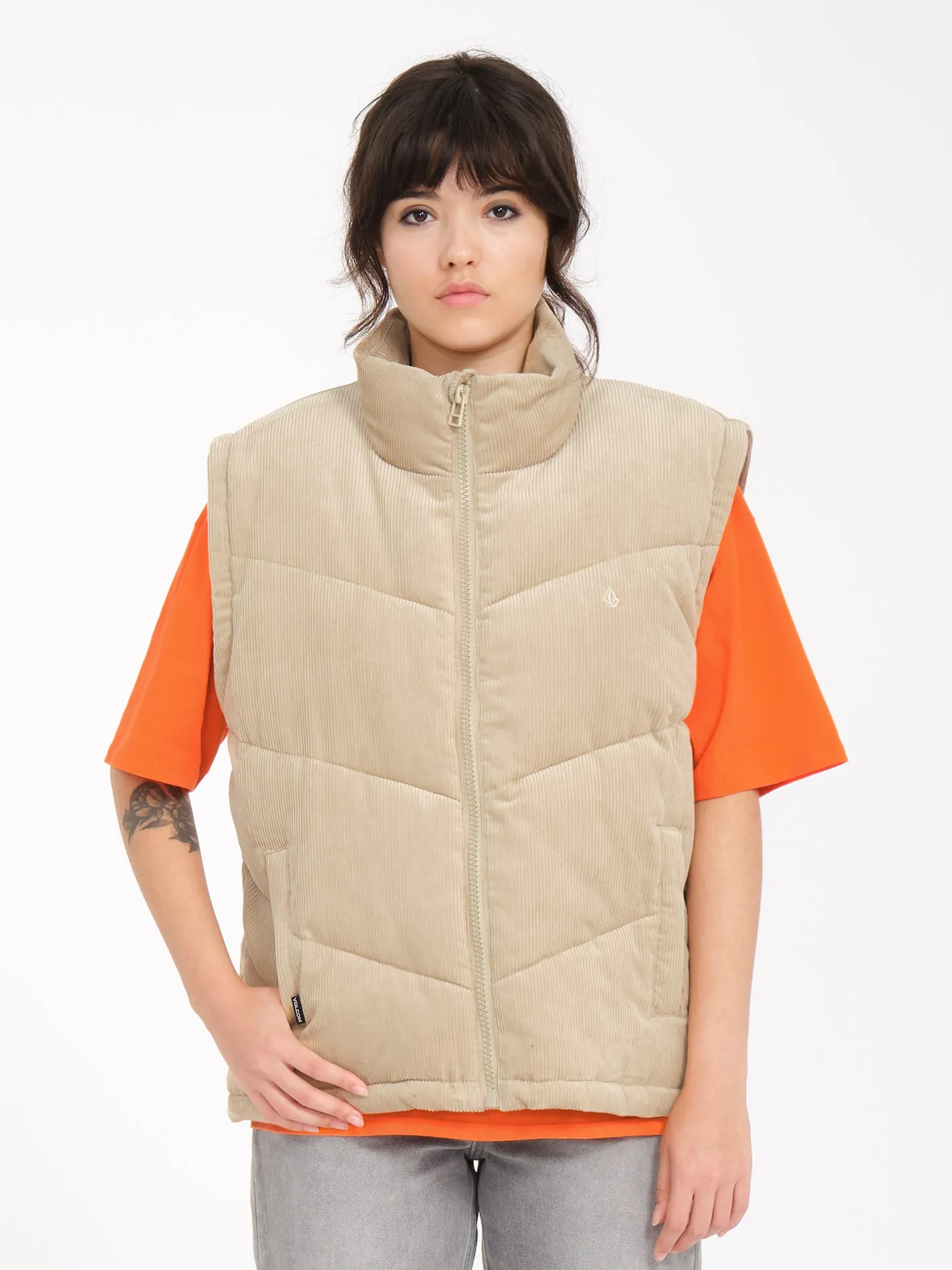 Cord'N Puff Jacket - KHAKI