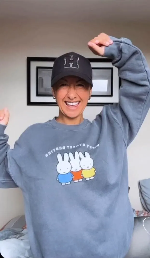 Daisy Street x Miffy Street Besties Sweater as seen on HAYLEY TAMADDON