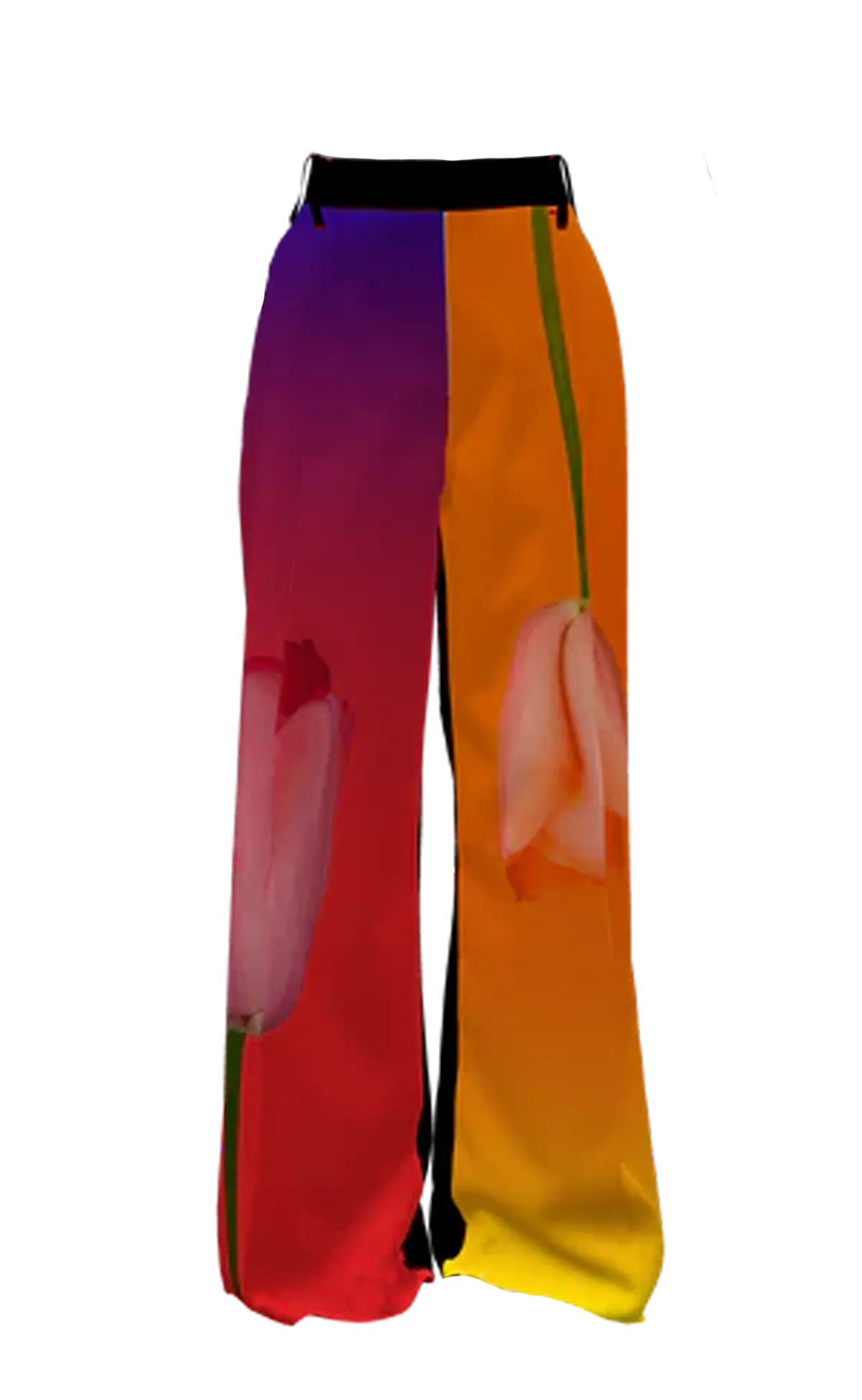 DOUBLE TULIP Cupro WIDE LEG PANT