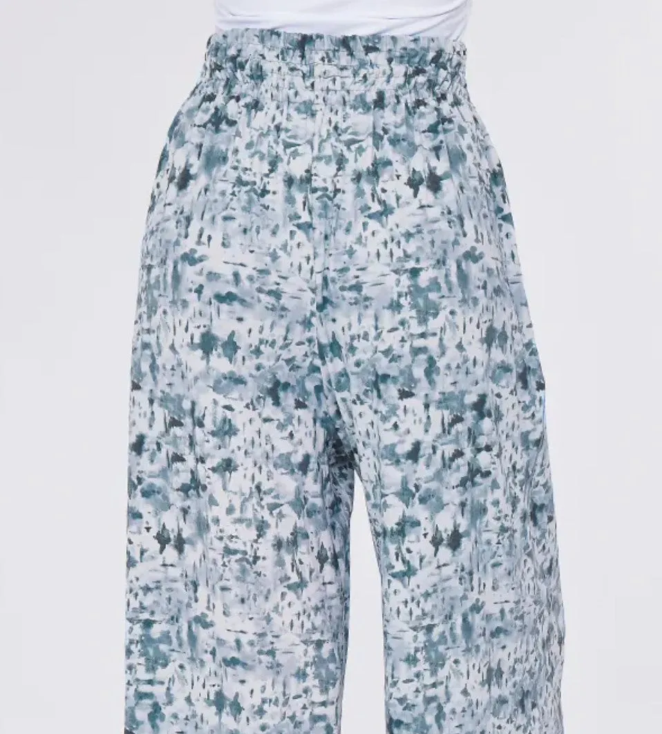 easyoga Bertii Meditate Anywhere Wide-leg Trousers - FK3 Wash Drawing
