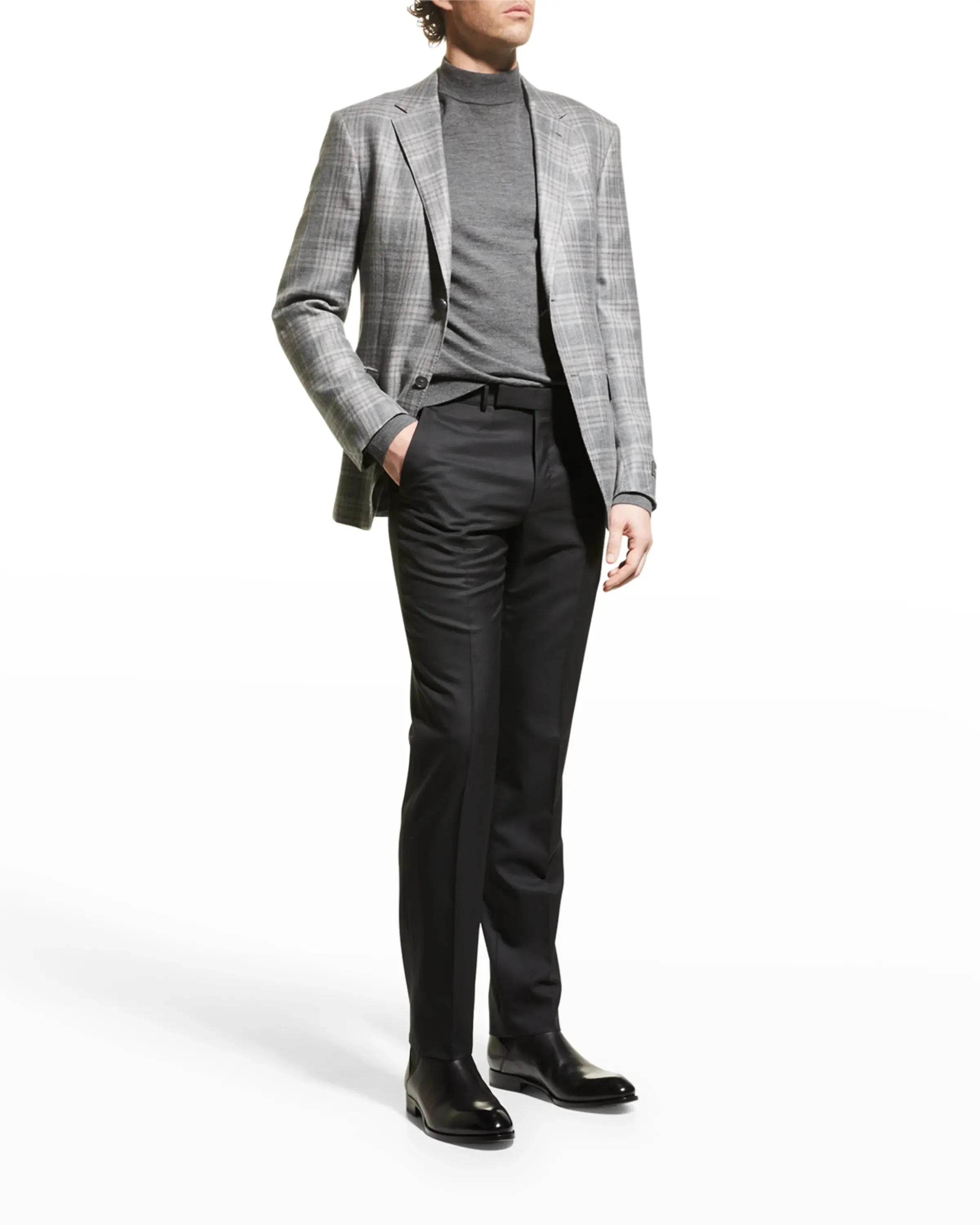 ERMENEGILDO ZEGNA - "MICRONSPHERE" Black Premium Dress Pants - 34W (50EU)