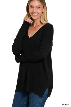 Front Seam Knit Top
