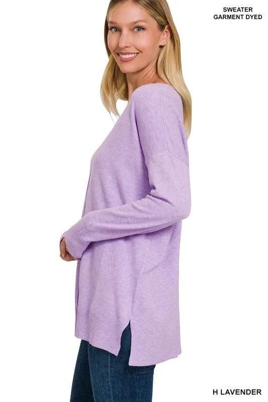 Front Seam Knit Top