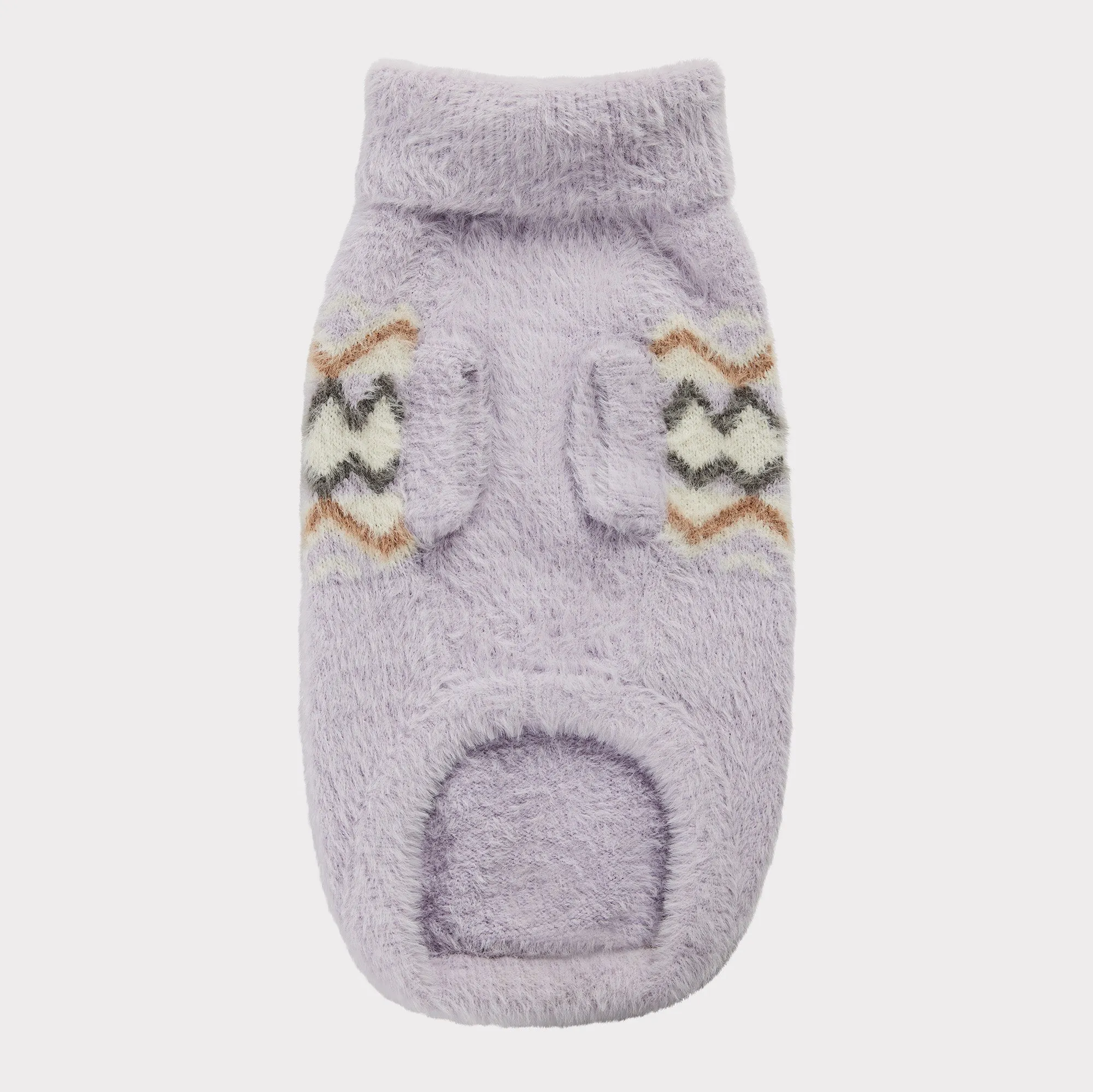 Fuzzy Dog Sweater | Lavender