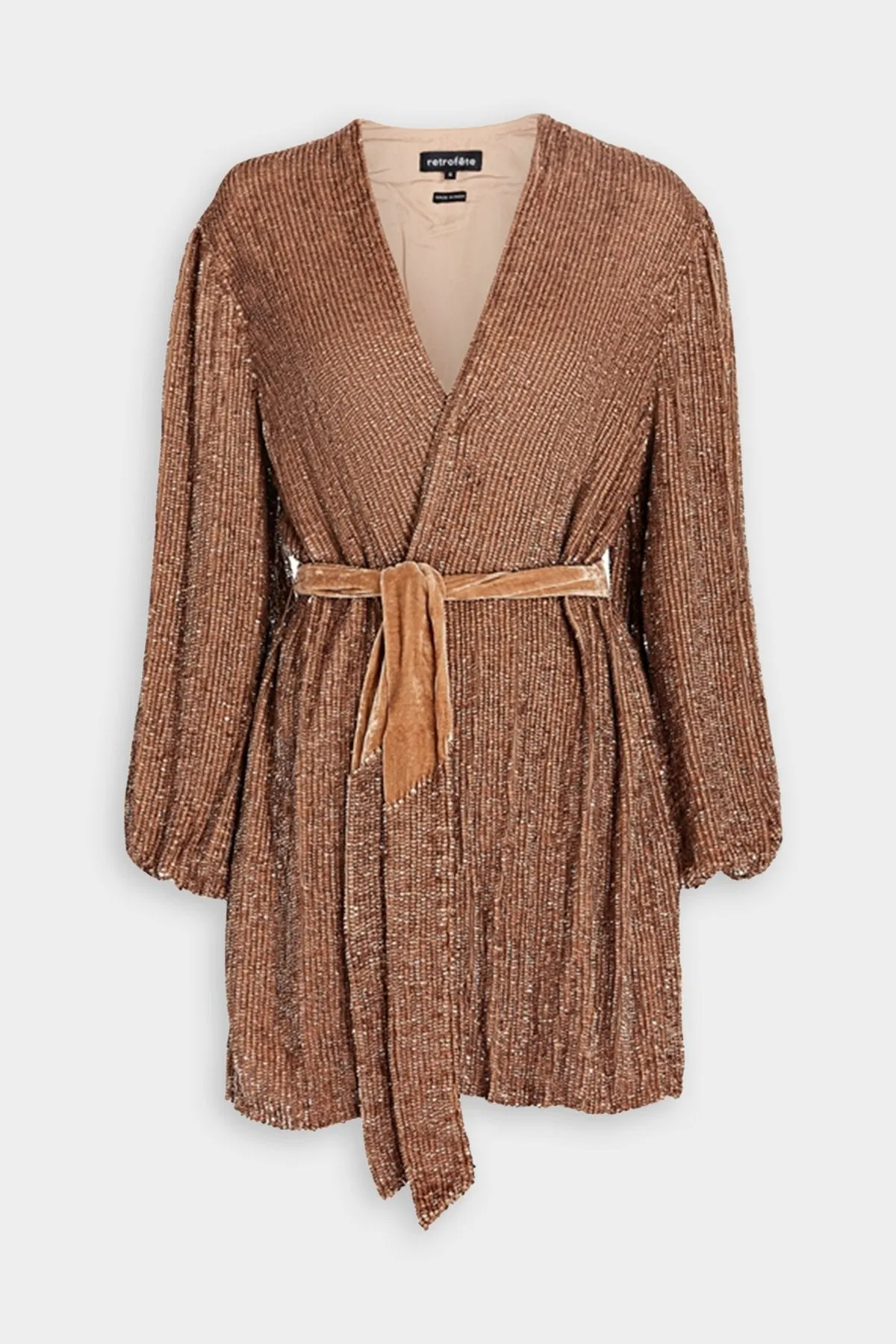 Gabrielle Robe in Bronze