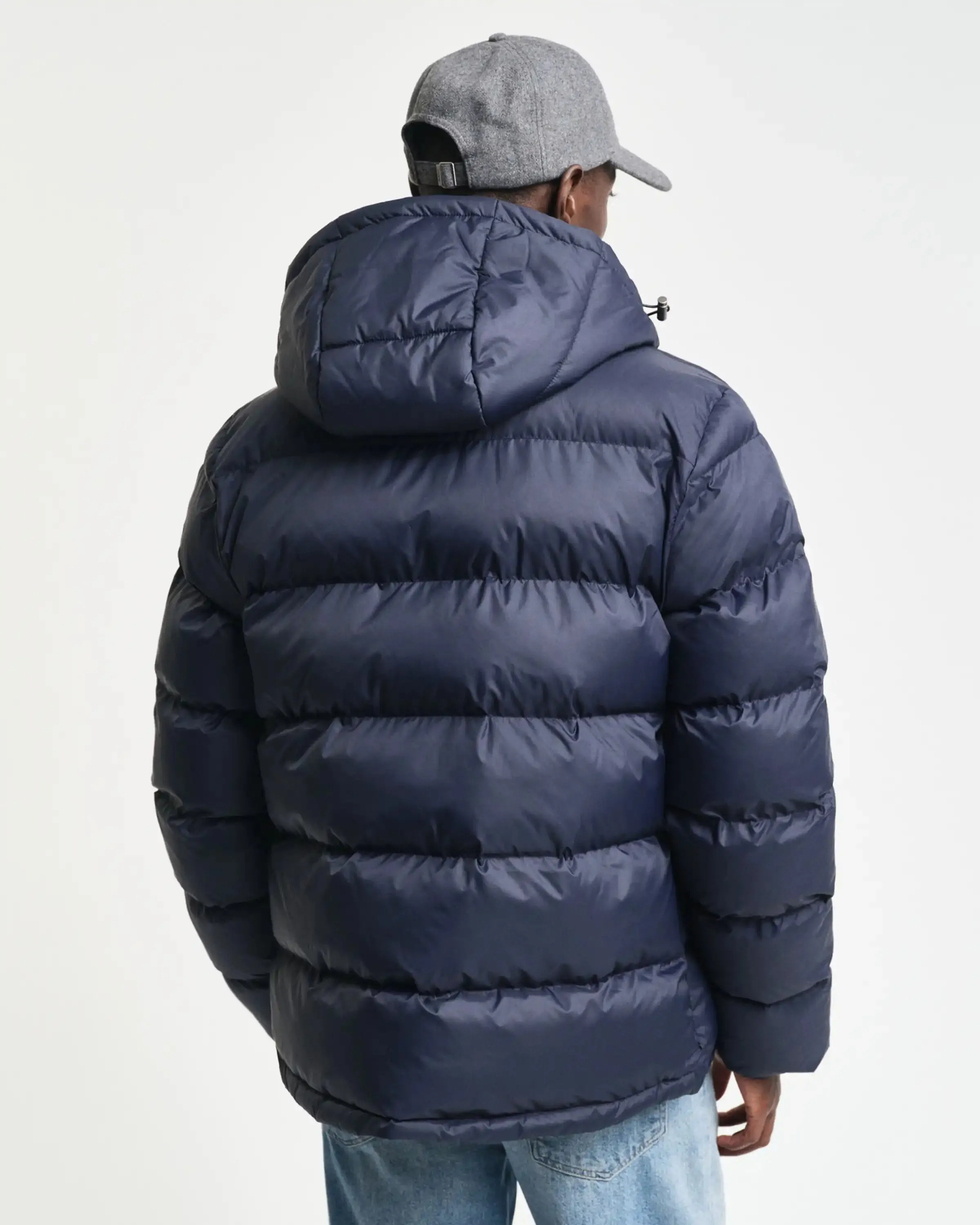 GANT Mens Active Cloud Puffer Jacket Evening Blue