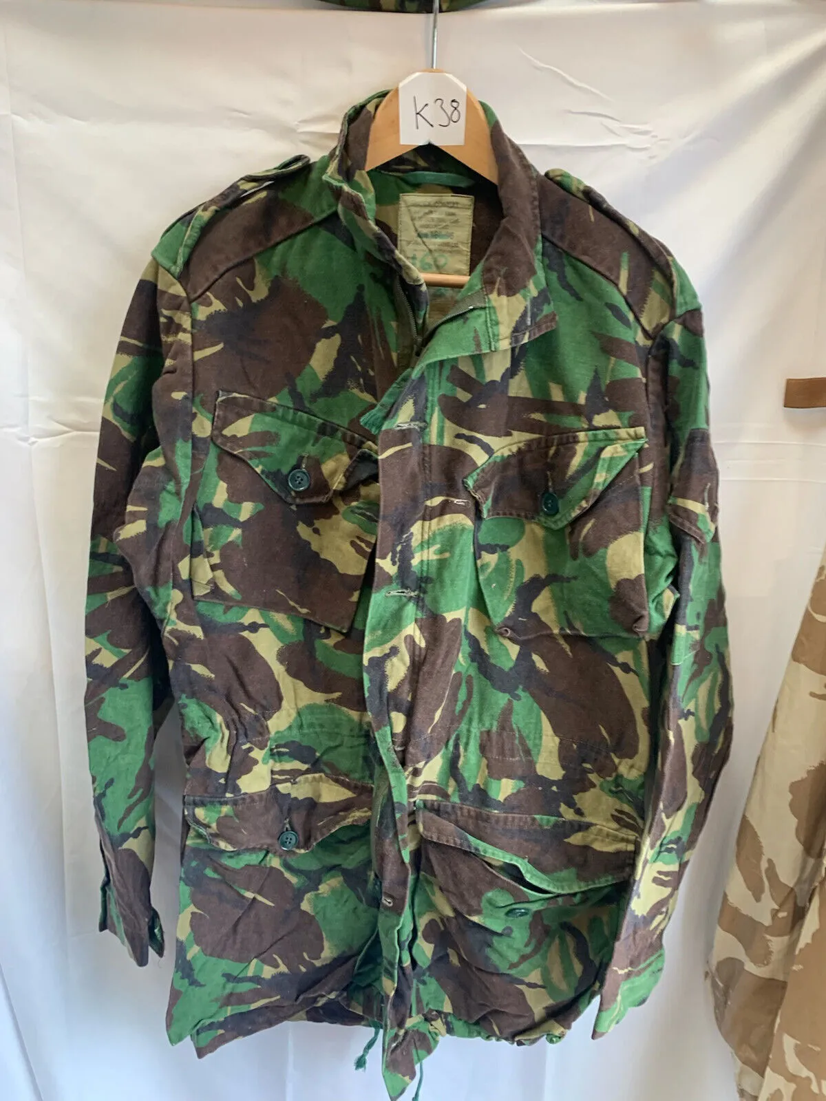 Genuine British Army Jungle DPM Camouflage Smock Combat Jacket - Size 180/96