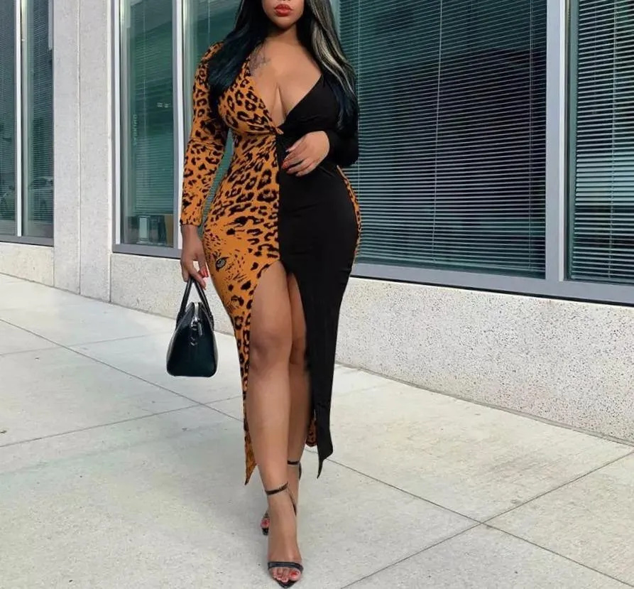 Get on my Wild Side Print queen size dress